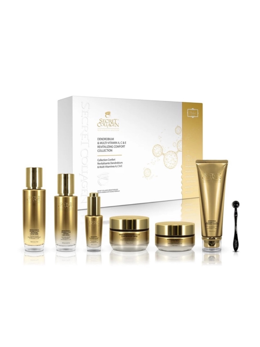 New Sealed Secret Collagen Dendrobium Muti Vitamin A, C & E Revitalizing Calming